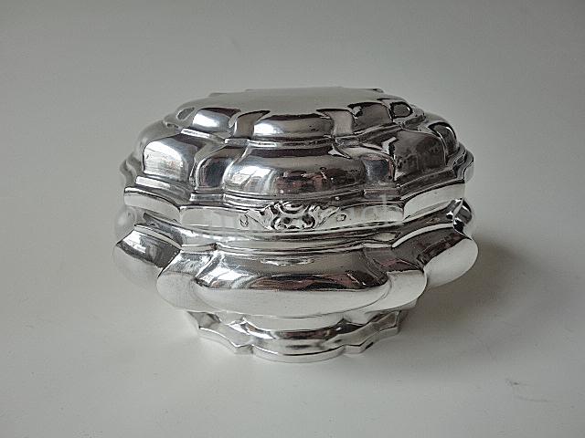 Herausragende Augsburger Barock Silber Zuckerdose