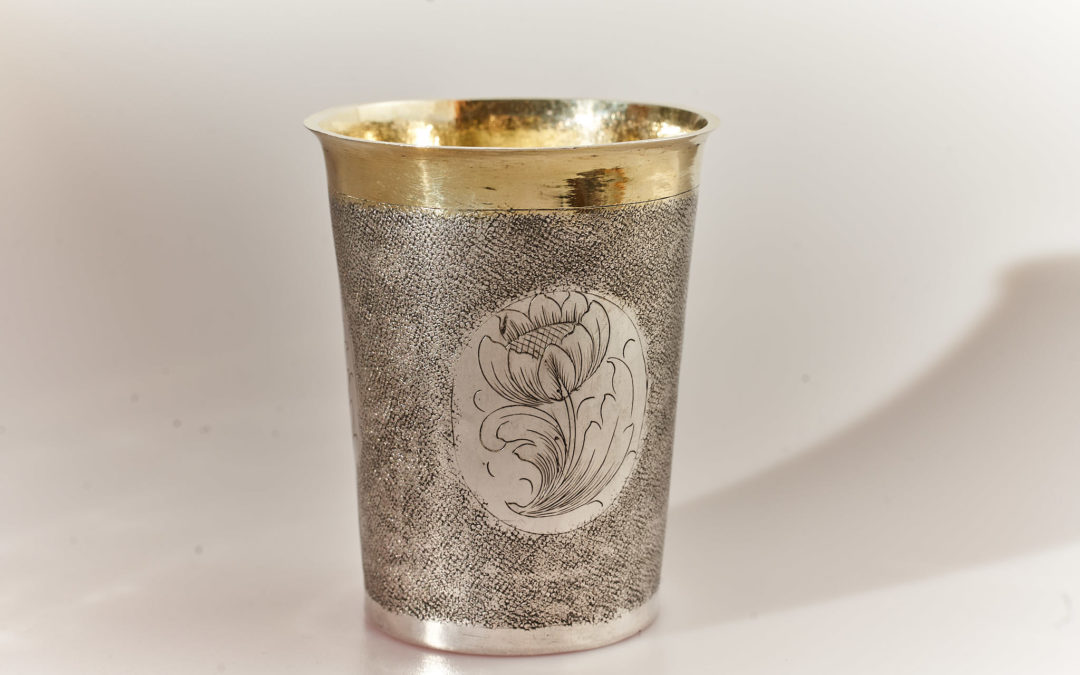 Seltener Barockbecher aus Bremen, 17. Jahrhundert