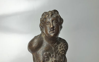 Renaissance Bronze Büste „Baccus“, 16. Jahrhundert