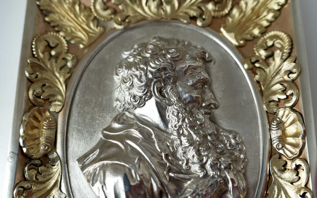 Fein ziselierte Plakette aus dem Königshaus Hannover