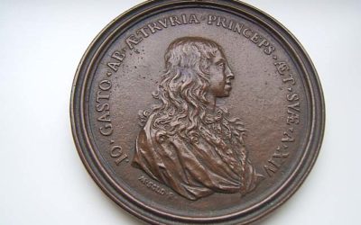 Barocke Bronze Medaille von Massimiliano Soldani-Benzi, 17. Jahrhundert